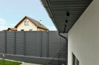 Виниловый софит Grand Line Premium Acryl частично перфорированный графит